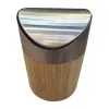 【 Jiehao Bamboo and Wood 】 Desk trash can, eco-friendly bamboo container, wooden packaging box, handcrafted storage box, gift packaging, simple and natural style Application Scenario